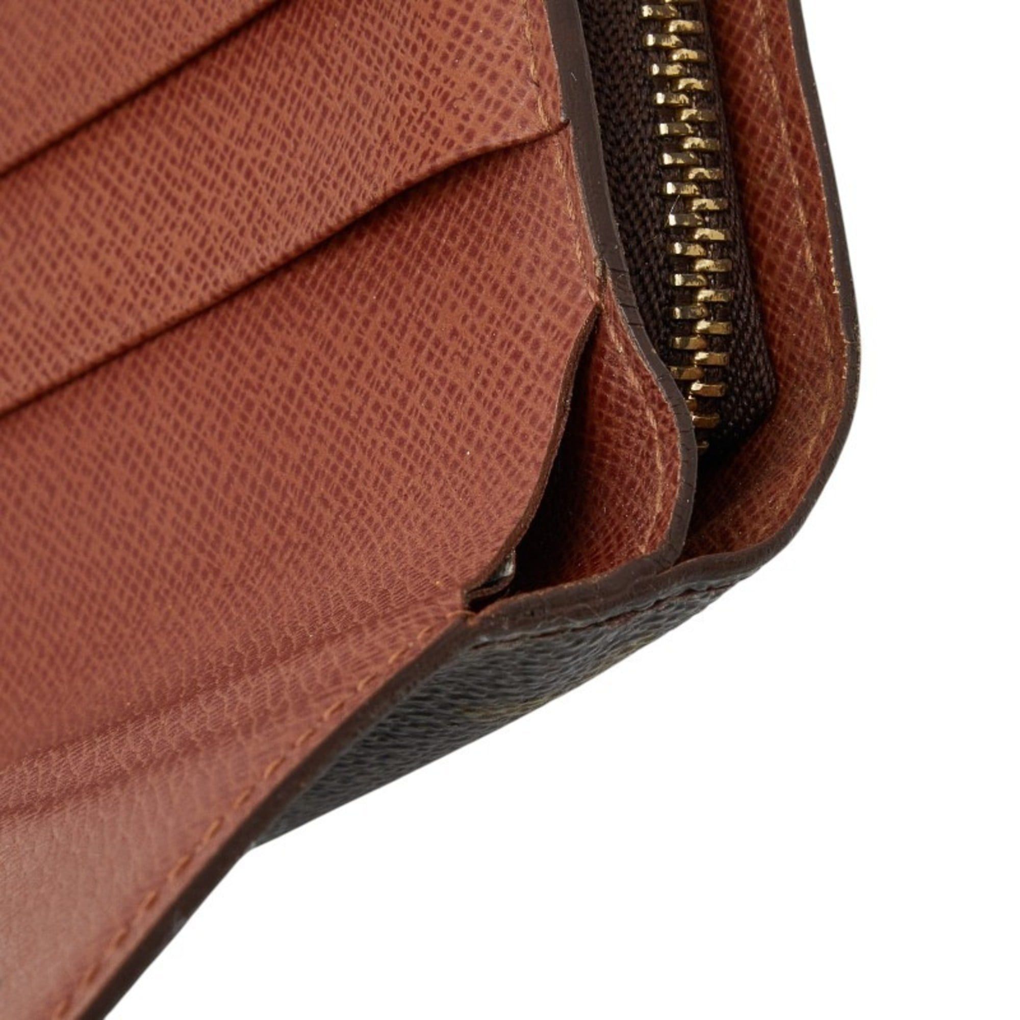 Louis Vuitton Louis Vuitton Monogram Porte Papier Bifold Wallet M61207 Brown Leather Women's LOUIS VUITTON Size ONE SIZE - 7 Thumbnail