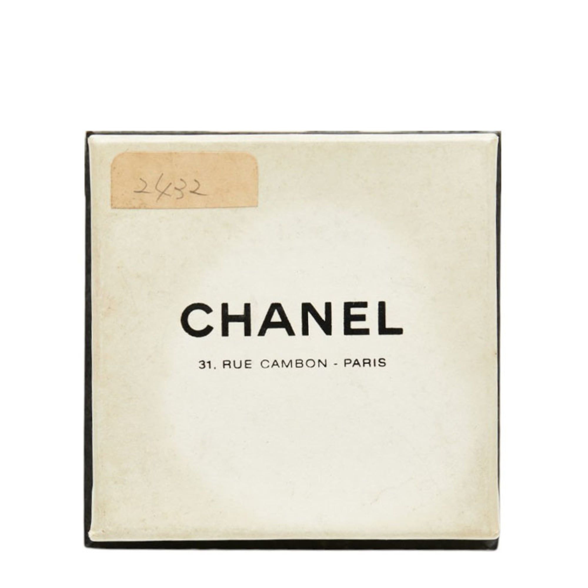 Chanel CHANEL Coco Mark Vintage Earrings, Gold and Black Plated, Women's Size ONE SIZE - 5 Thumbnail