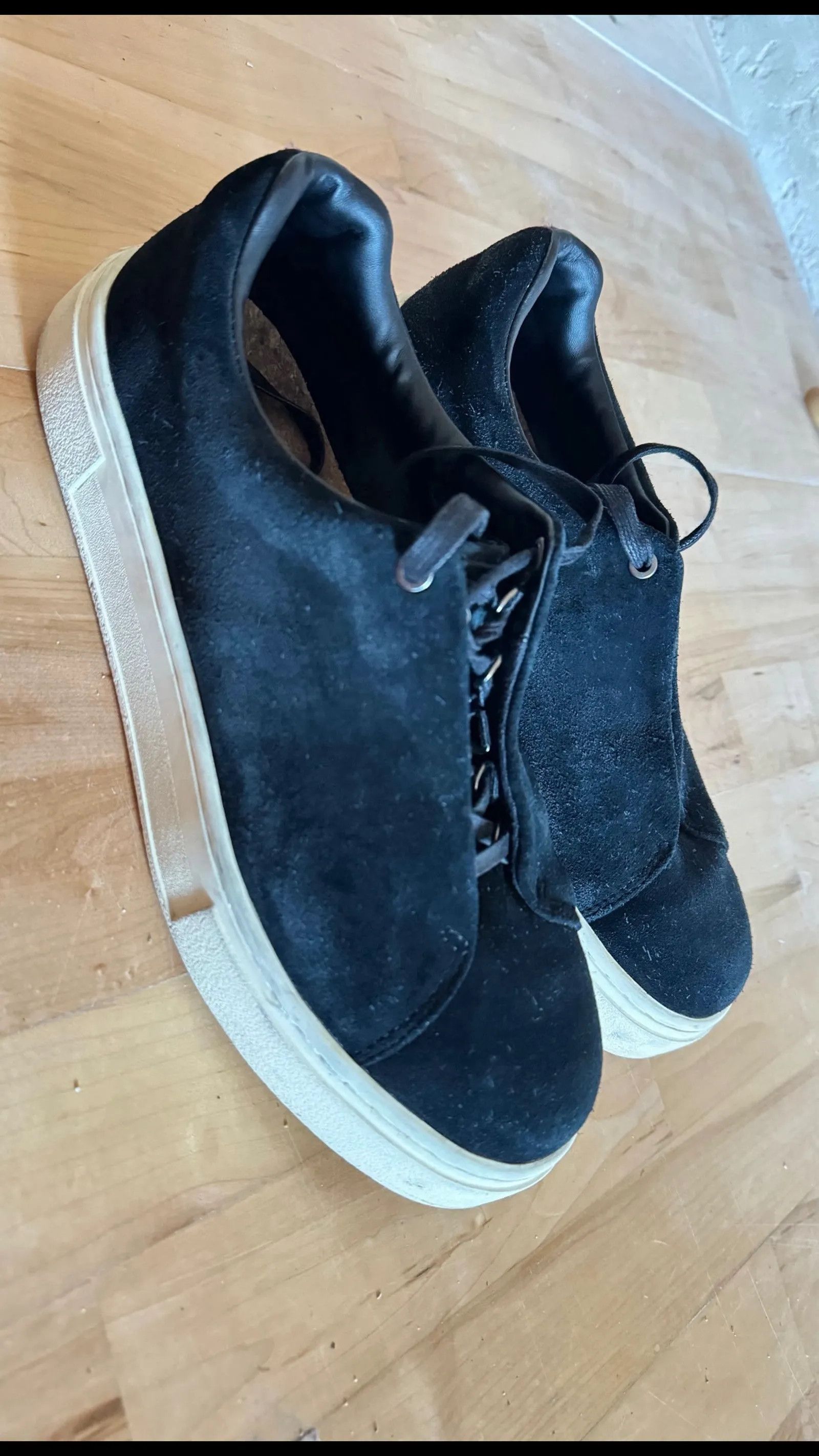 Eytys Eytys Mother Leather Ink Sneakers Size US 12 / EU 45 - 6 Thumbnail