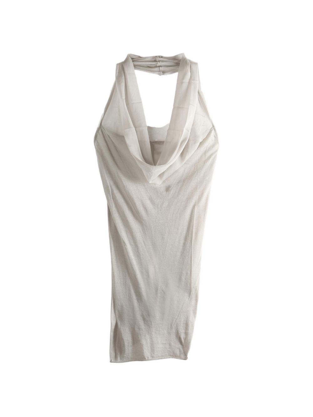 Rick Owens DRAPED NECK TOP Size M / US 6-8 / IT 42-44 - 3 Thumbnail