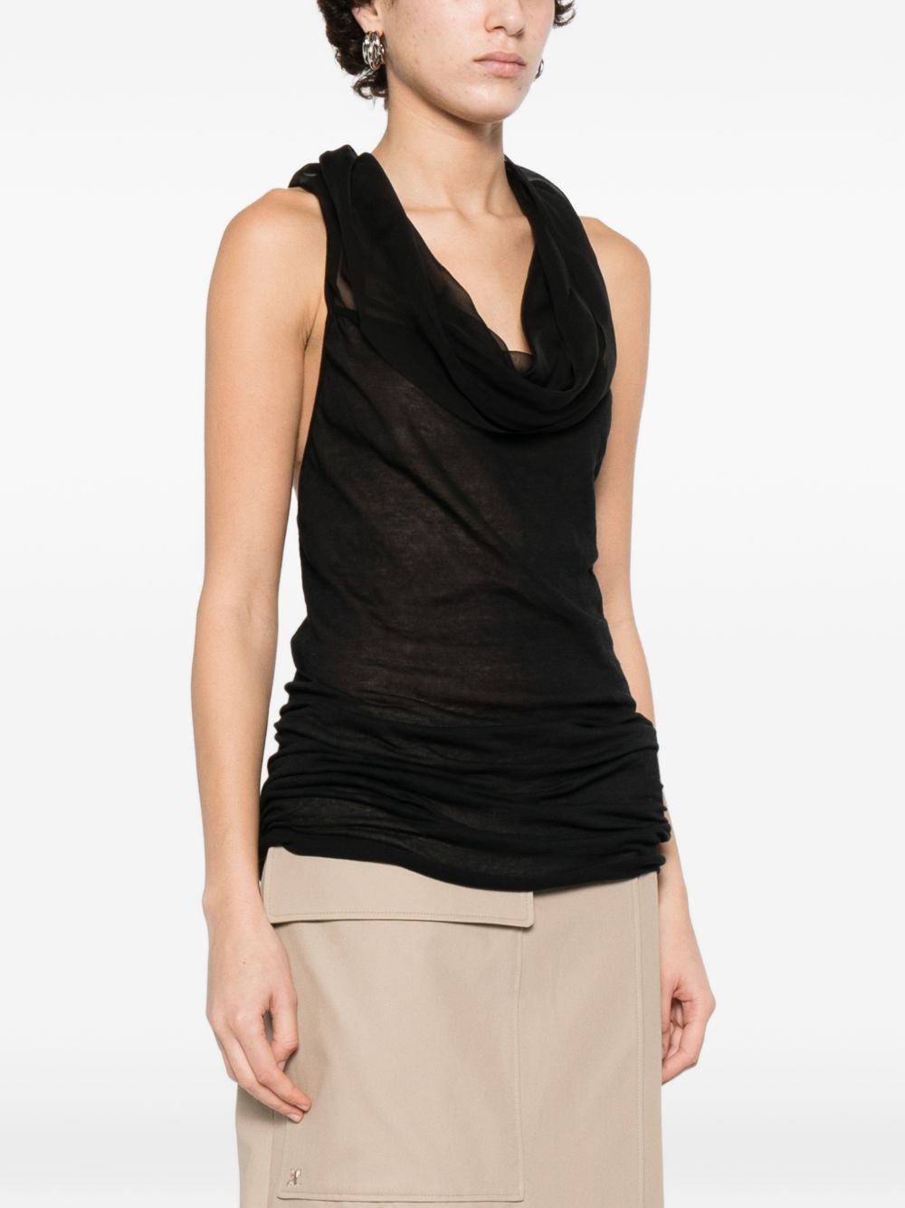 Rick Owens COTTON TANK TOP Size M / US 6-8 / IT 42-44 - 4 Thumbnail