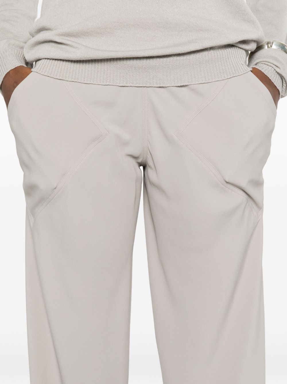 Rick Owens SILK BLEND TROUSERS Size 28" / US 6 / IT 42 - 3 Thumbnail