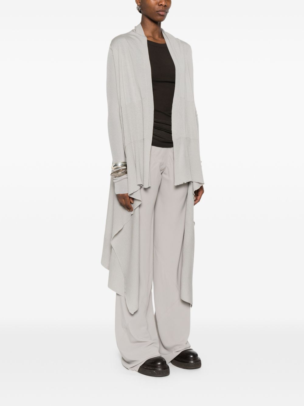 Rick Owens WOOL KNITTED CARDIGAN Size L / US 10 / IT 46 - 5 Thumbnail