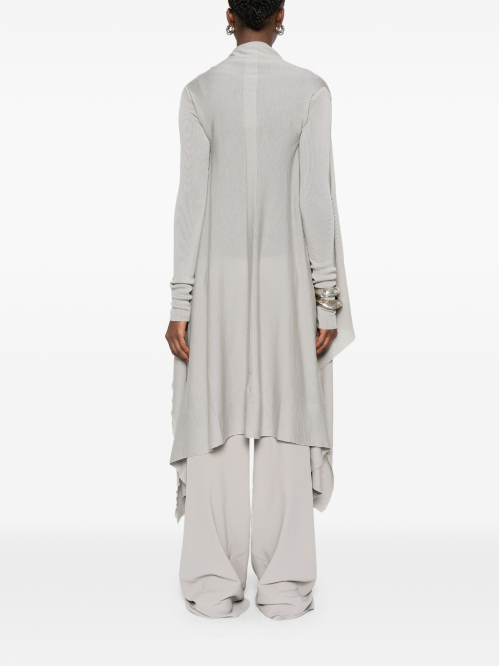 Rick Owens WOOL KNITTED CARDIGAN Size L / US 10 / IT 46 - 4 Thumbnail