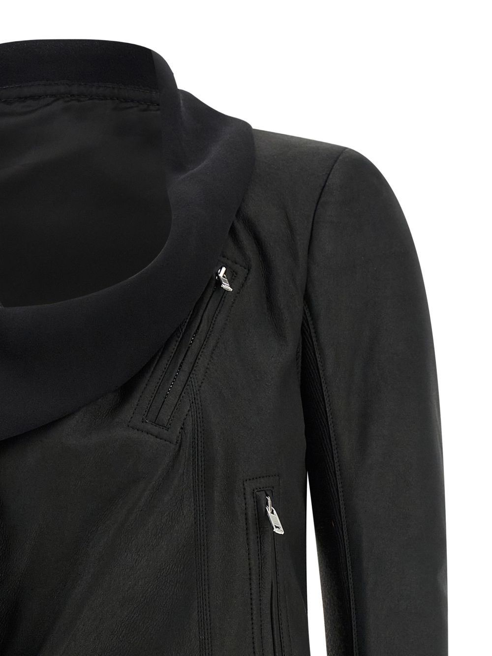 Rick Owens LEATHER JACKET Size S / US 4 / IT 40 - 4 Thumbnail