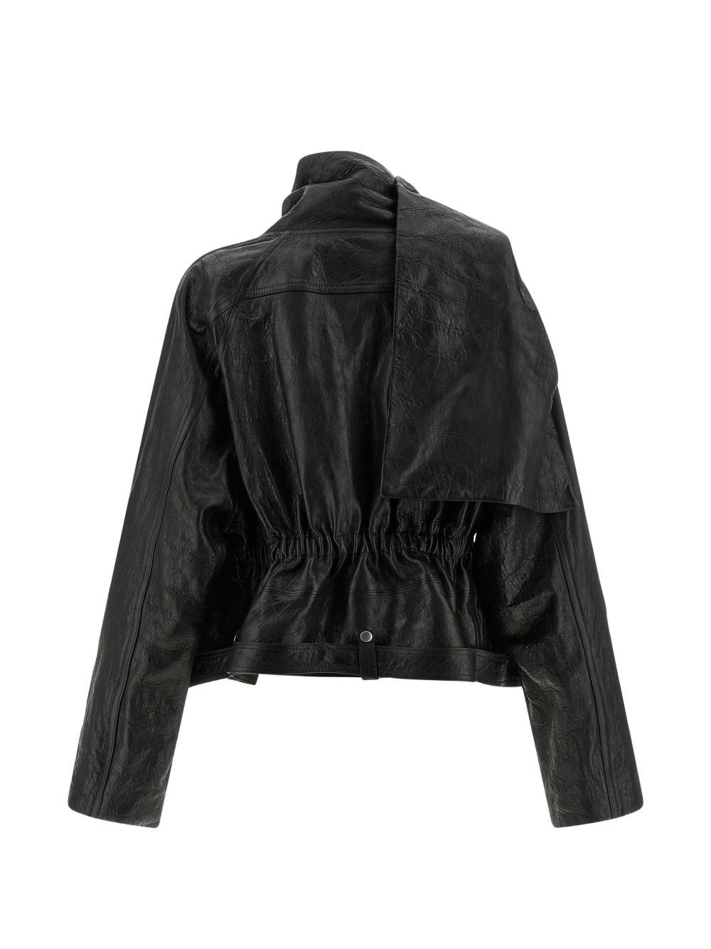 Rick Owens LEATHER JACKET Size M / US 6-8 / IT 42-44 - 3 Thumbnail