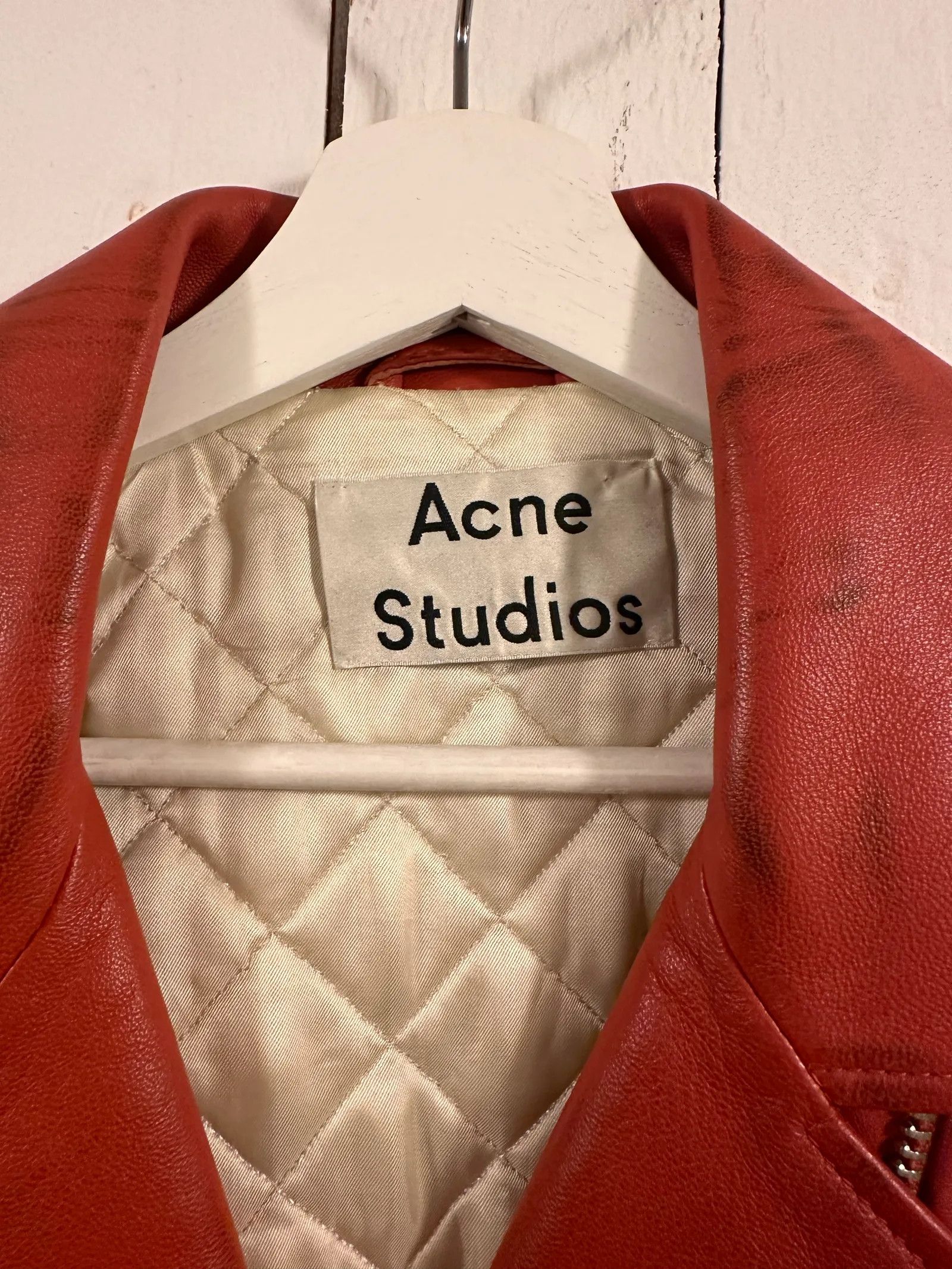 Acne Studios Acne Studios Leather Jacket Size S / US 4 / IT 40 - 4 Thumbnail