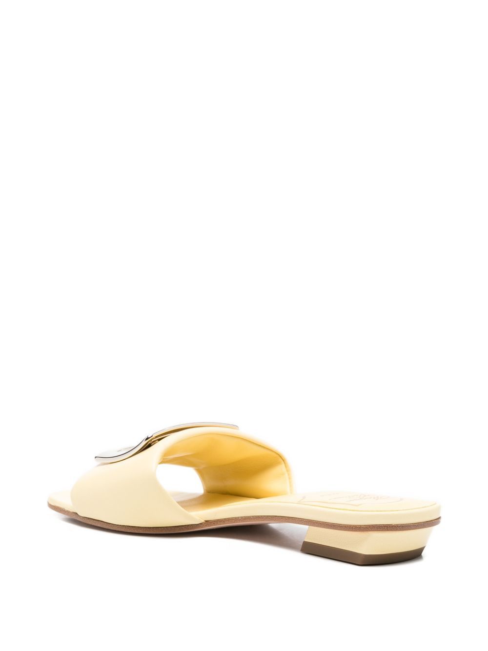 Roger Vivier LEATHER FLAT SANDALS Size US 8 / IT 38 - 3 Thumbnail