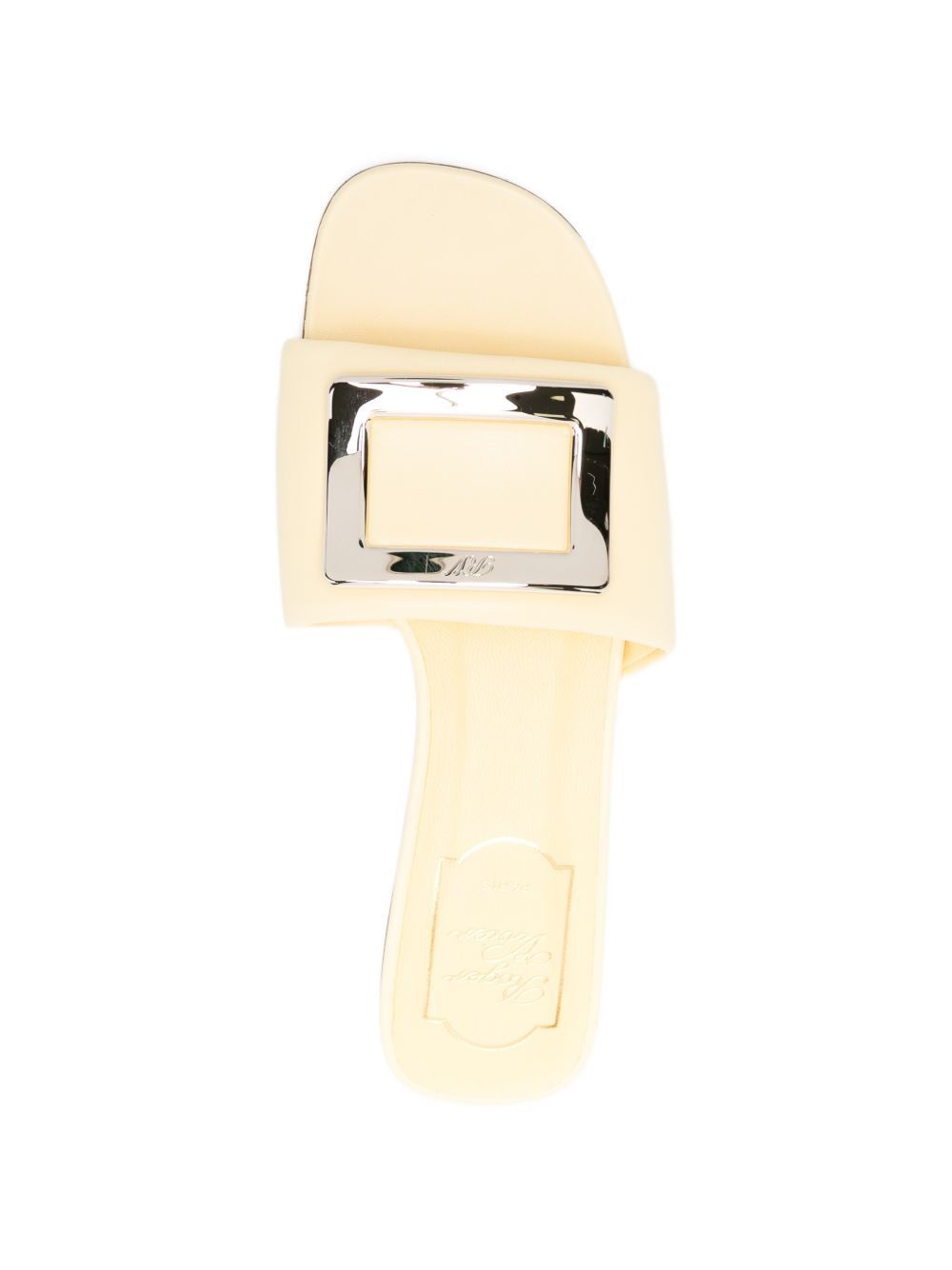 Roger Vivier LEATHER FLAT SANDALS Size US 11 / IT 41 - 2 Thumbnail