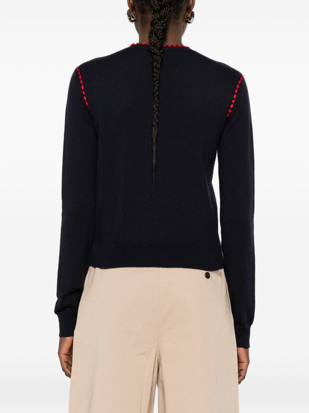Loewe WOOL SCARFED SWEATER Size S / US 4 / IT 40 - 4 Thumbnail