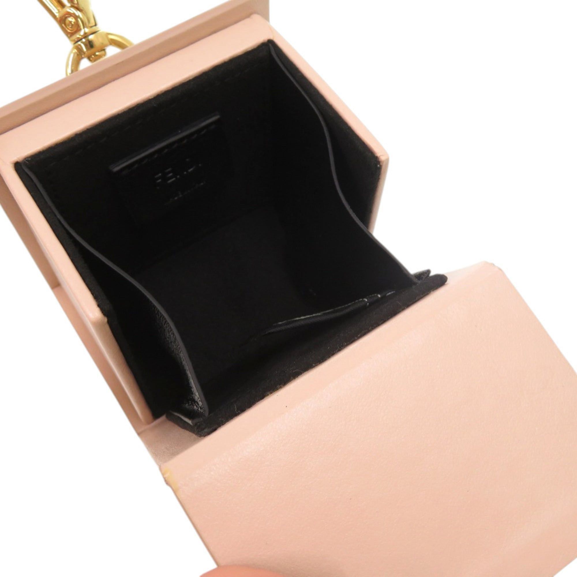 Fendi Like new Fendi Mini Box 7AR917 Leather Pink Keychain 1511FENDI Size ONE SIZE - 6 Thumbnail
