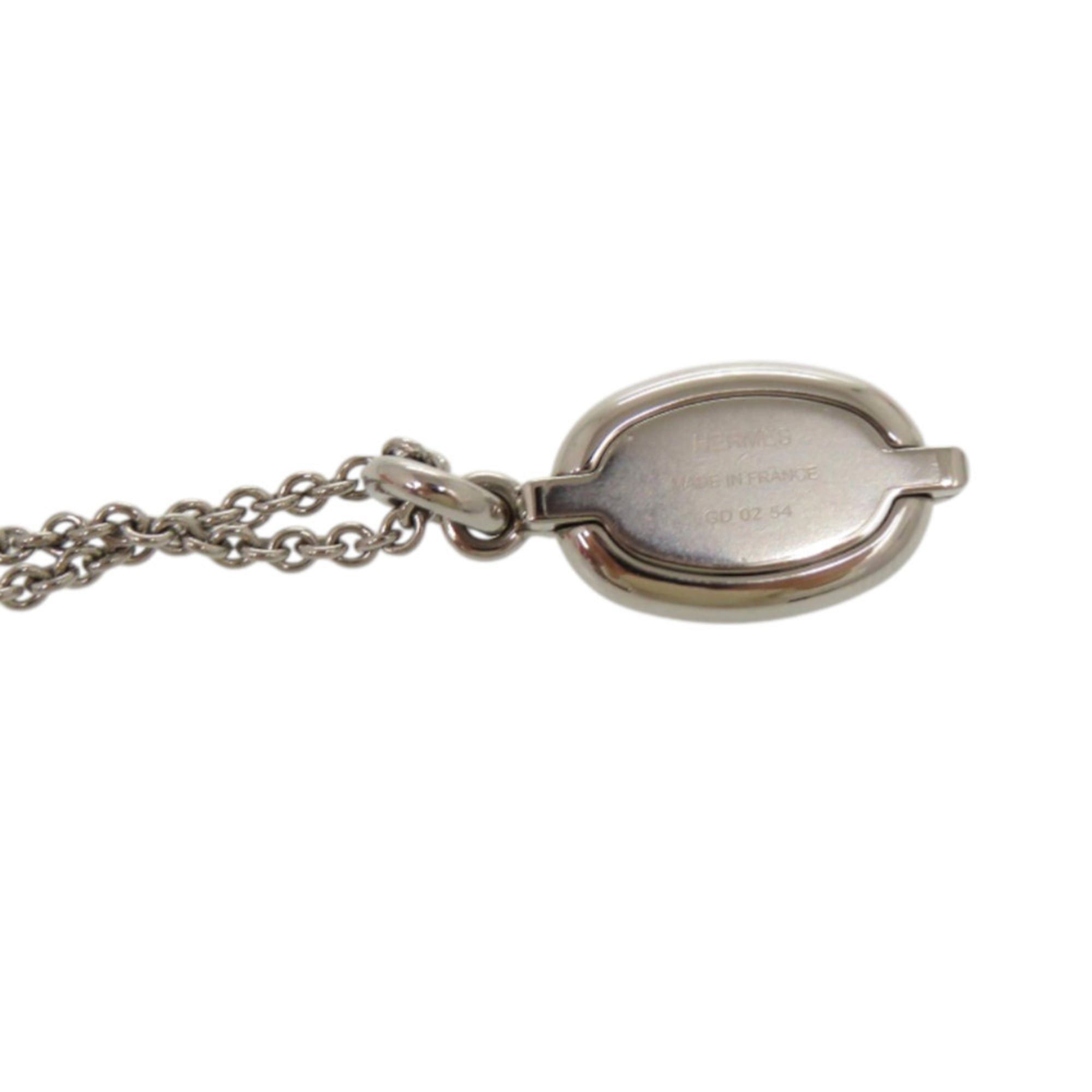 Hermes Excellent condition Hermès Mini Maillon PM pendant H100053FP55 metal marron glacé necklace 1801HERMES Size ONE SIZE - 6 Thumbnail