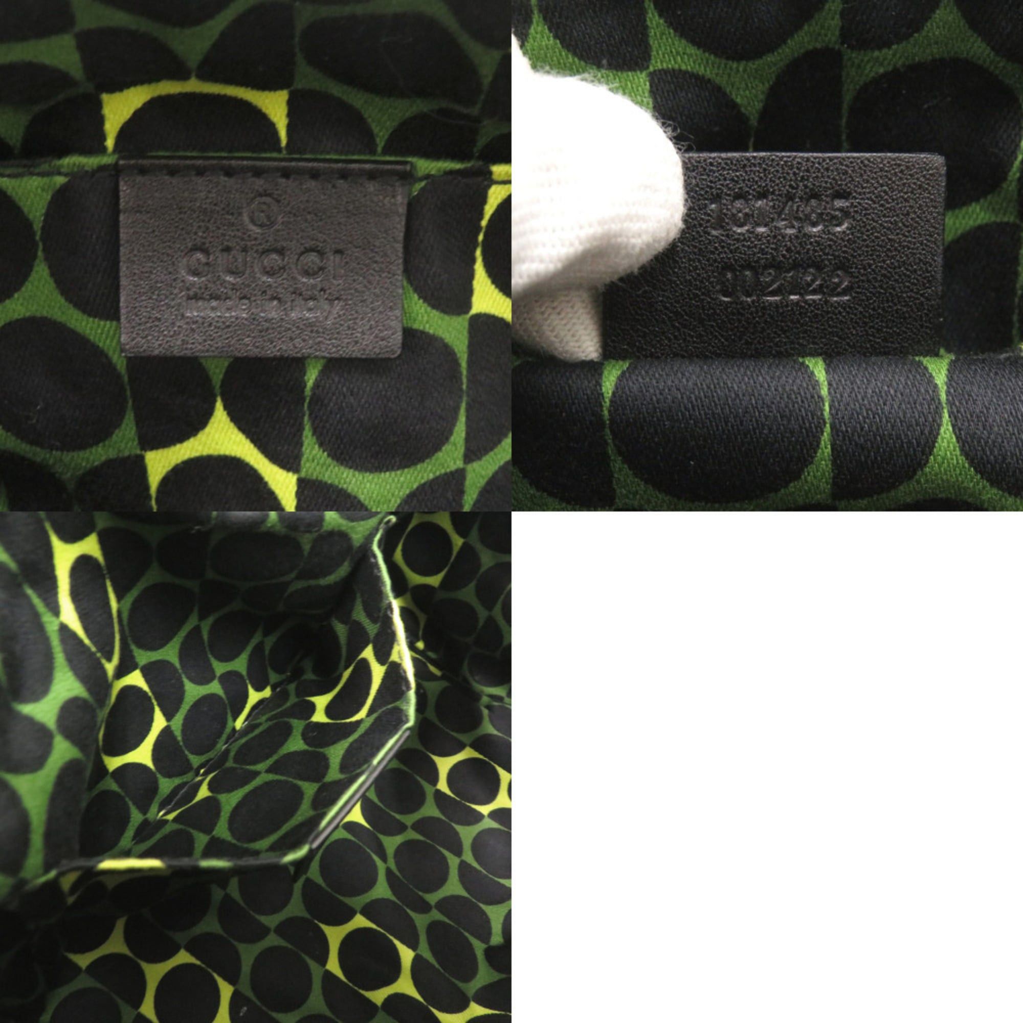 Gucci Excellent condition Gucci Duchessa Ribbon 181485 leather black mini Boston bag, handbag 1423GUCCI Size ONE SIZE - 7 Thumbnail