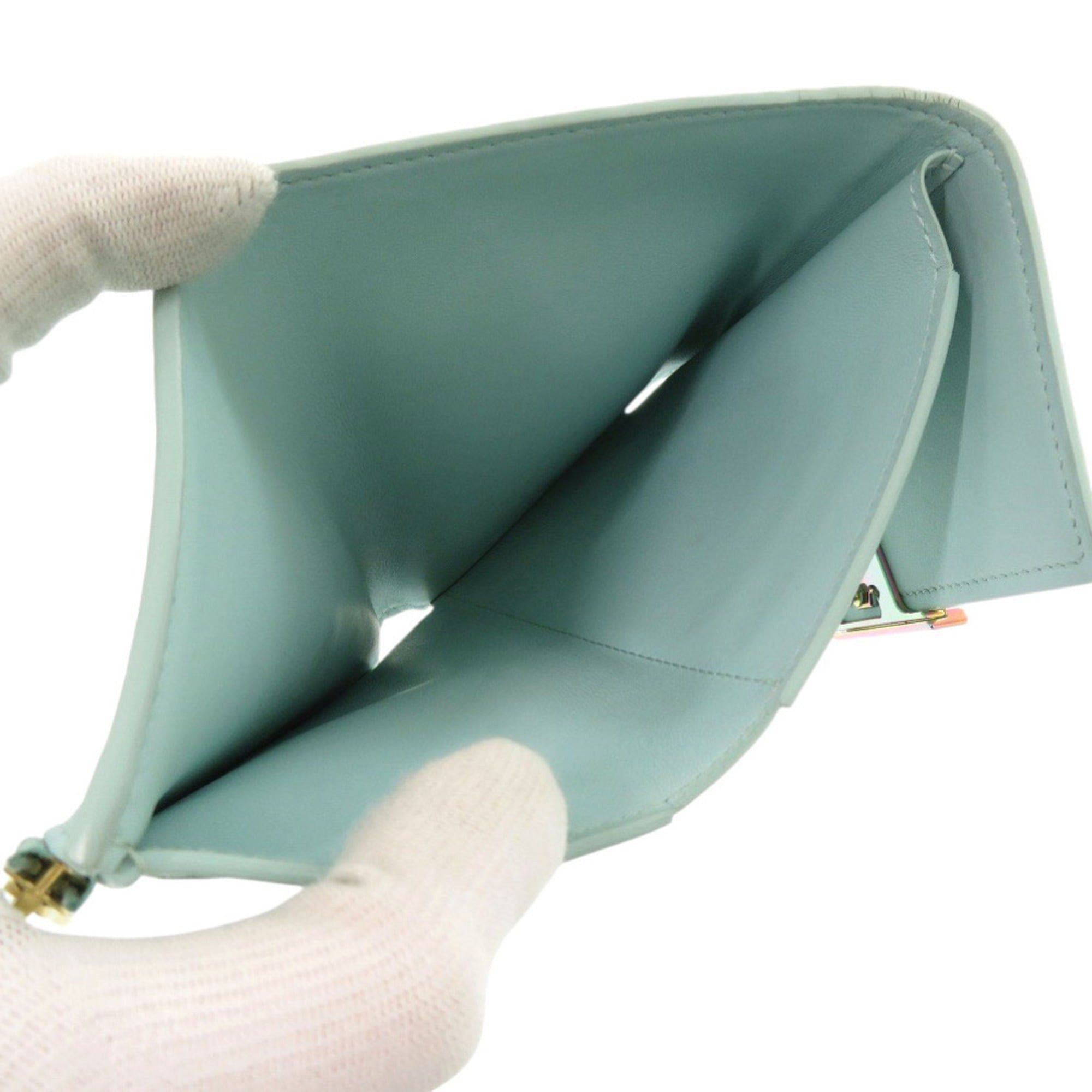 Louis Vuitton Louis Vuitton Portefeuille Capucines Compact M82147 Taurillon Leather Blue Topaz Tri-fold Wallet LV 1508LOUIS VUITTON Size ONE SIZE - 7 Thumbnail