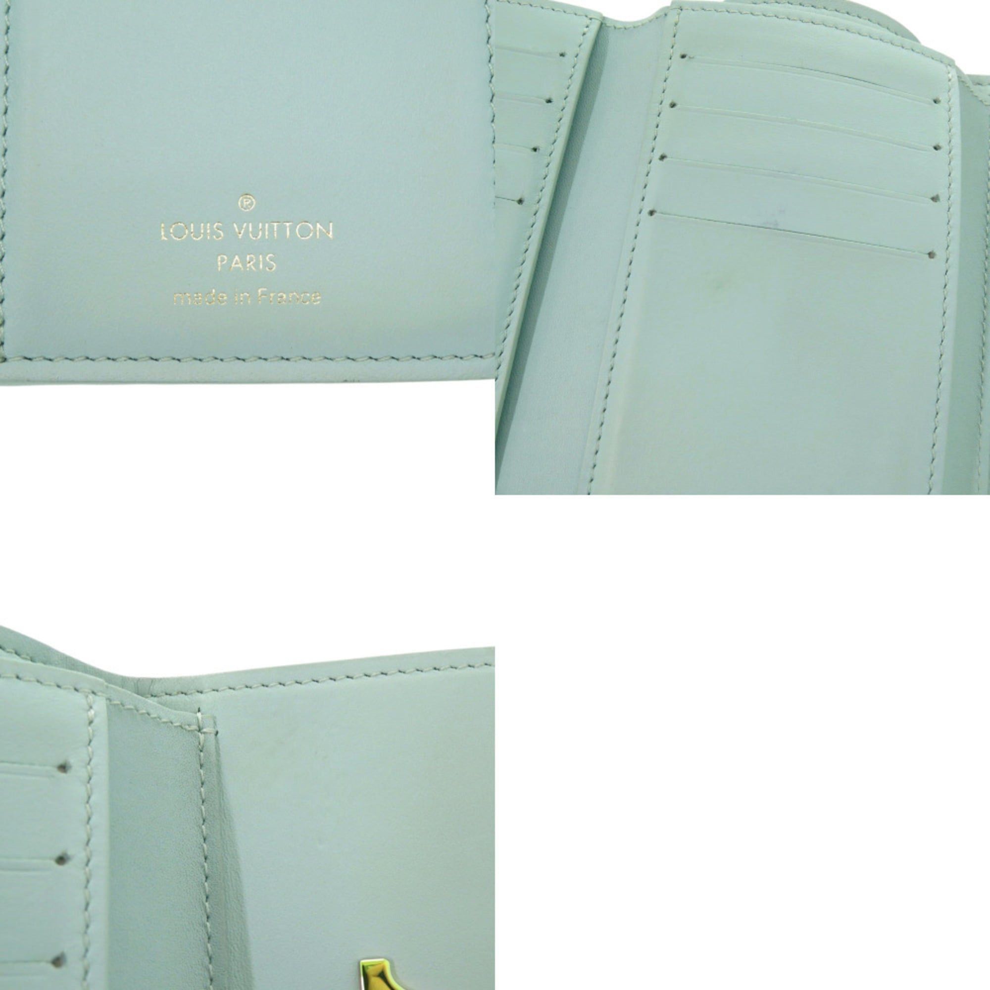 Louis Vuitton Louis Vuitton Portefeuille Capucines Compact M82147 Taurillon Leather Blue Topaz Tri-fold Wallet LV 1508LOUIS VUITTON Size ONE SIZE - 9 Thumbnail