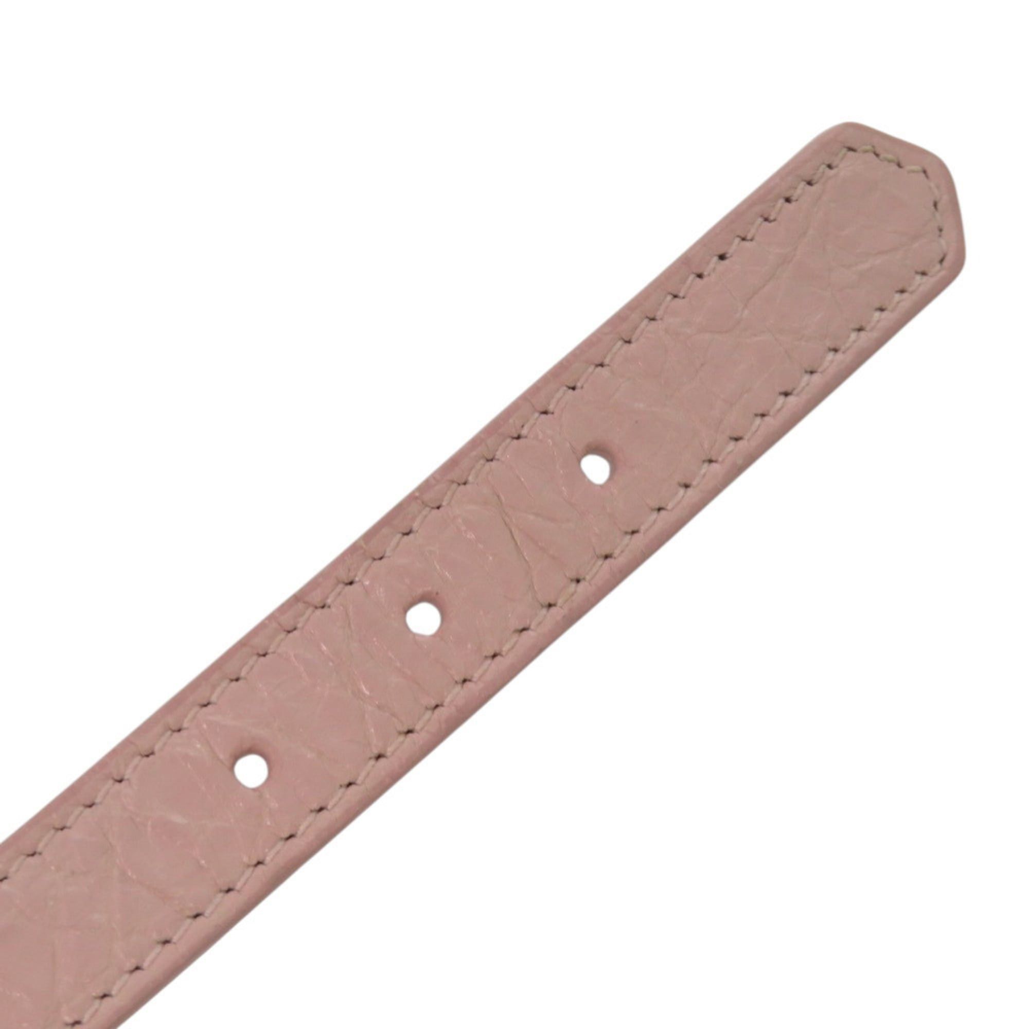Balenciaga Like new Balenciaga 3-row Giant Stud Bracelet 236345 Leather Pink 1562BALENCIAGA Size ONE SIZE - 5 Thumbnail
