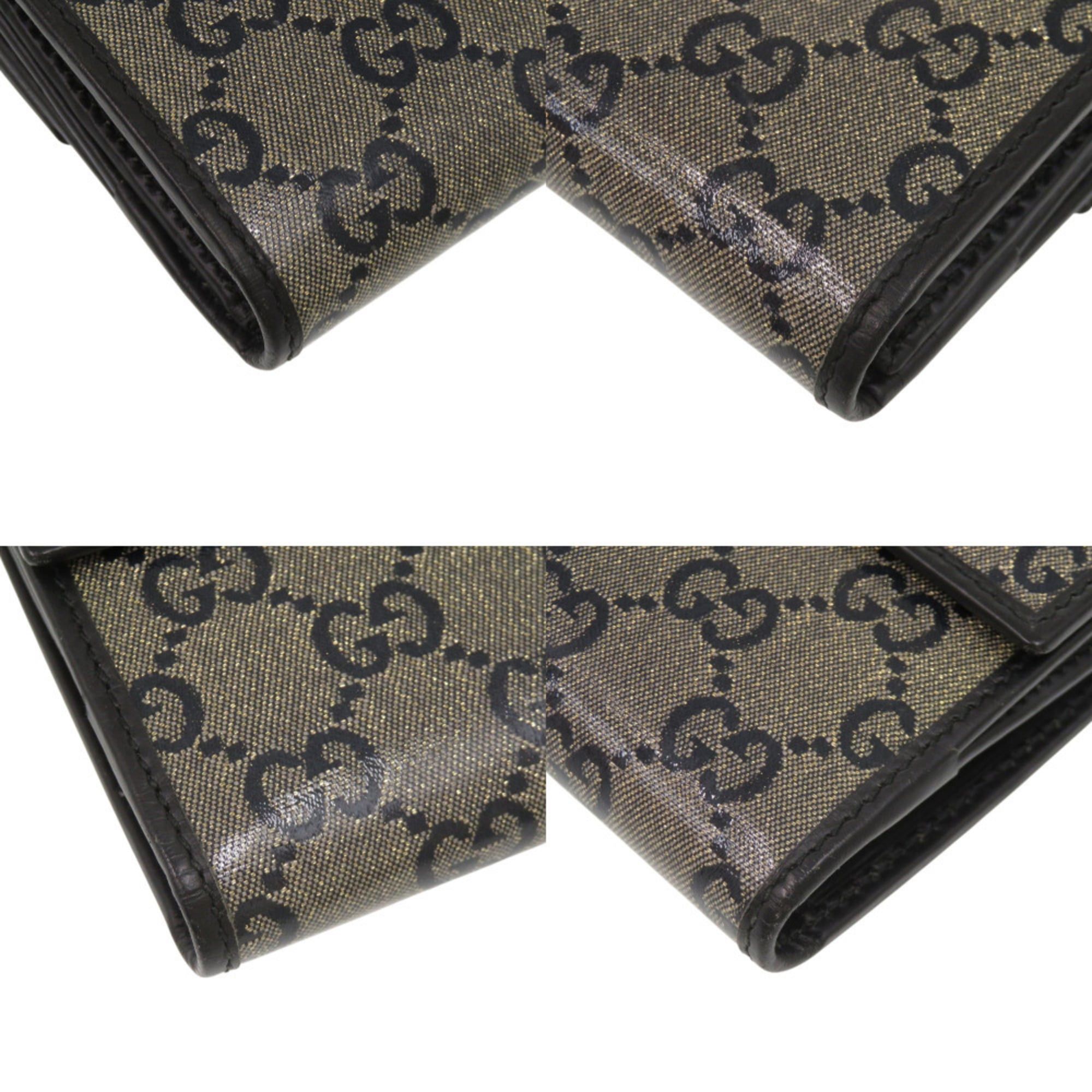 Gucci Excellent condition Gucci Continental Wallet 212089, black leather long wallet, 1028GUCCI Size ONE SIZE - 4 Thumbnail