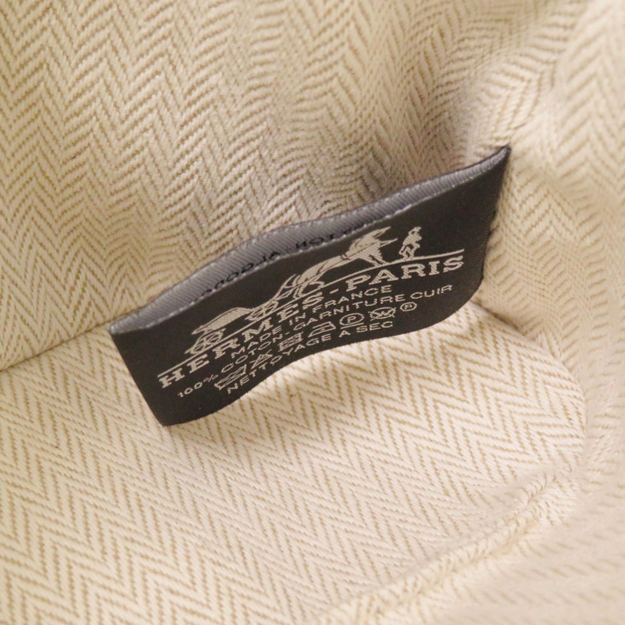 Hermes Like new Hermès Bolide Pouch 20 PM Crazy H Cotton Citron Ochre with Silver Hardware Bag 1436HERMES Size ONE SIZE - 7 Thumbnail