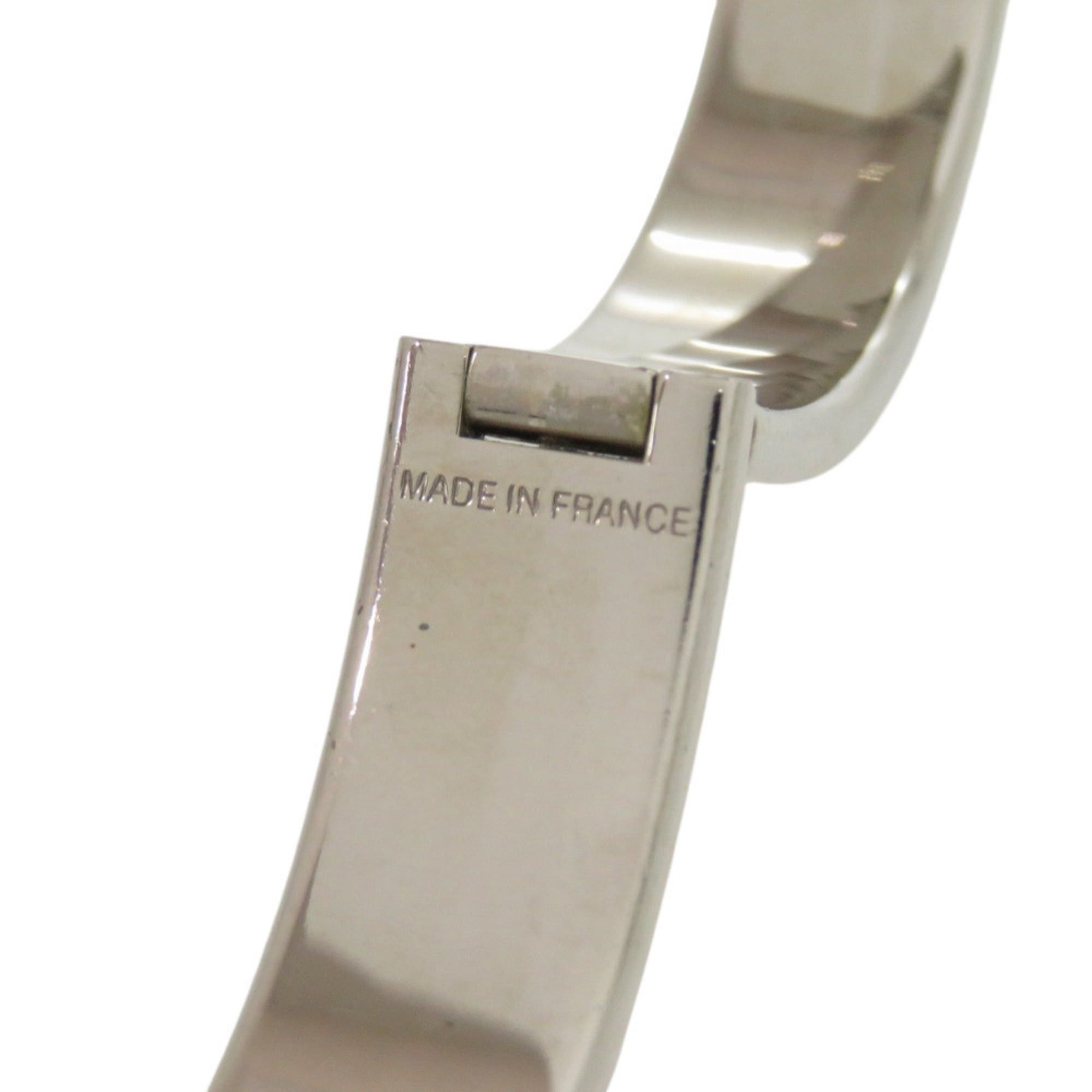 Hermes Excellent condition Hermès Click Aneau metal enamel black bangle 1687HERMES Size ONE SIZE - 4 Thumbnail