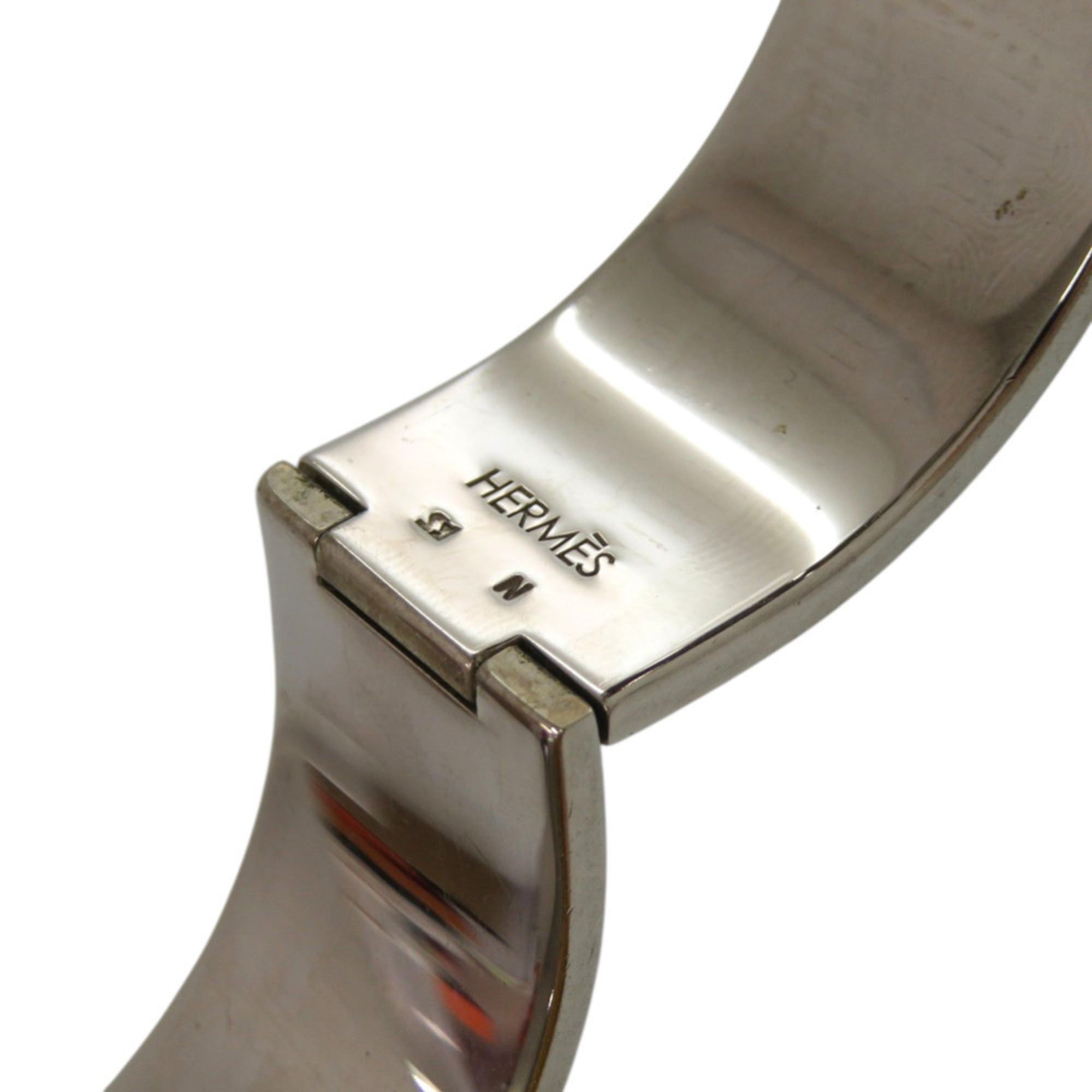Hermes Excellent condition Hermes Click-Clack metal green bangle 1596HERMES Size ONE SIZE - 5 Thumbnail