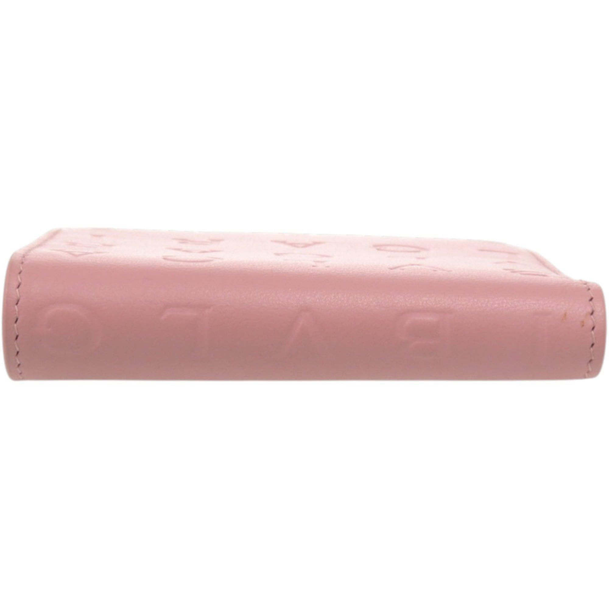 Bvlgari Unused Bvlgari Infinitum Logomania Calfskin Pink Bi-fold Wallet 1306BVLGARI Size ONE SIZE - 4 Thumbnail