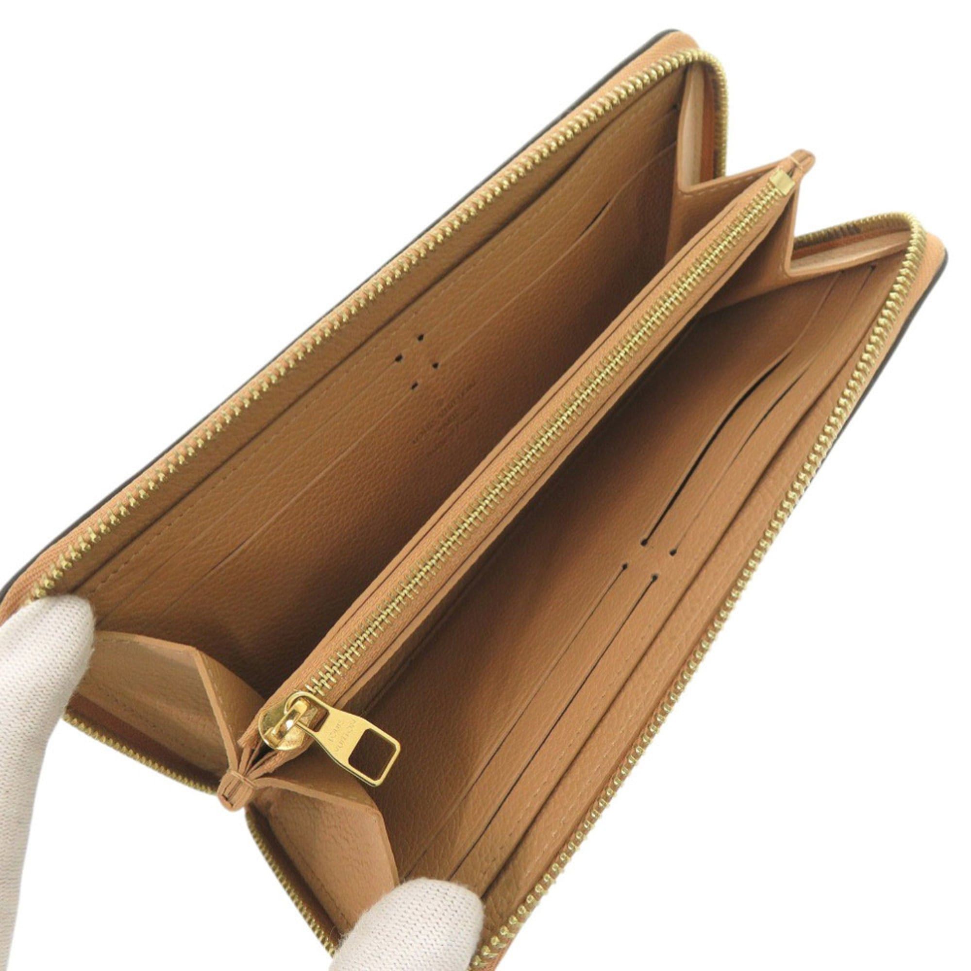 Louis Vuitton Louis Vuitton Portefeuille Clemence Monogram Empreinte Beige Long Wallet LV 0007LOUIS VUITTON Size ONE SIZE - 4 Thumbnail