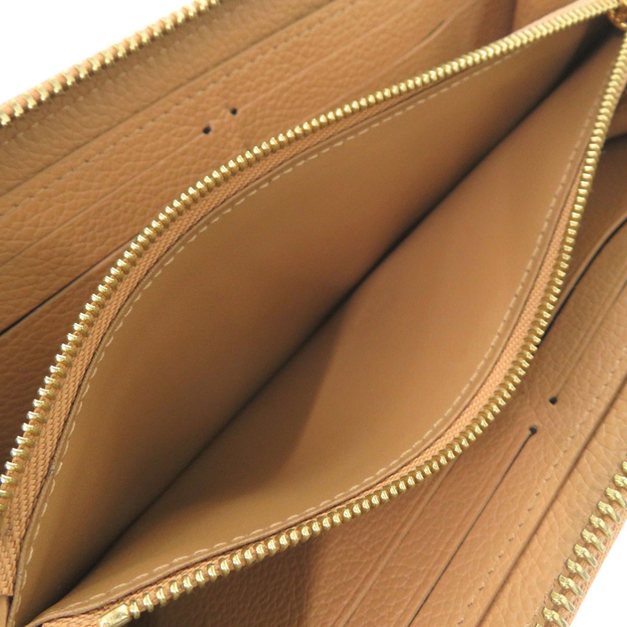 Louis Vuitton Louis Vuitton Portefeuille Clemence Monogram Empreinte Beige Long Wallet LV 0007LOUIS VUITTON Size ONE SIZE - 5 Thumbnail
