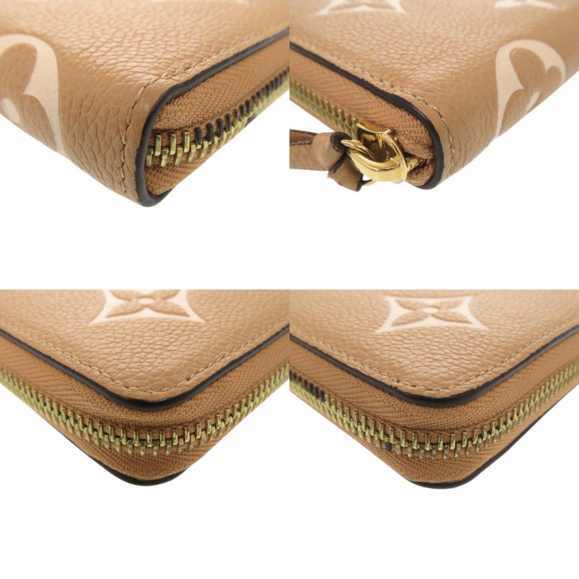 Louis Vuitton Louis Vuitton Portefeuille Clemence Monogram Empreinte Beige Long Wallet LV 0007LOUIS VUITTON Size ONE SIZE - 3 Thumbnail