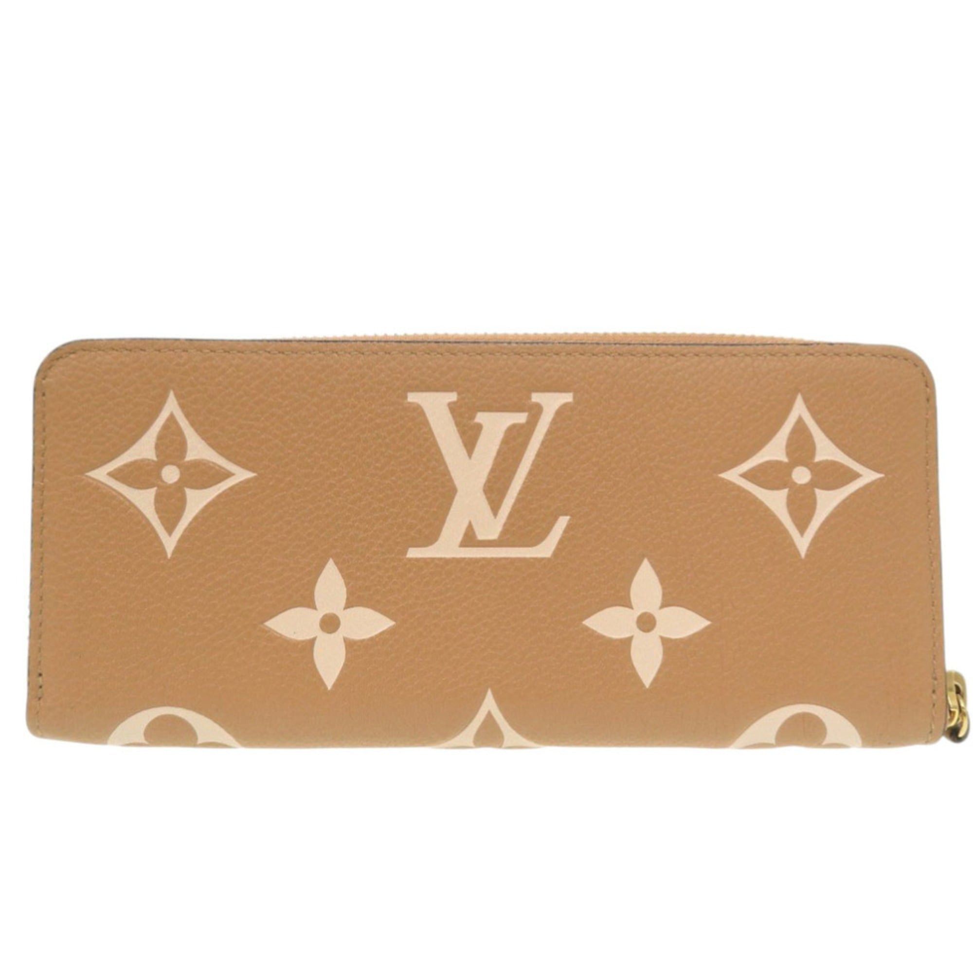 Louis Vuitton Louis Vuitton Portefeuille Clemence Monogram Empreinte Beige Long Wallet LV 0007LOUIS VUITTON Size ONE SIZE - 2 Thumbnail