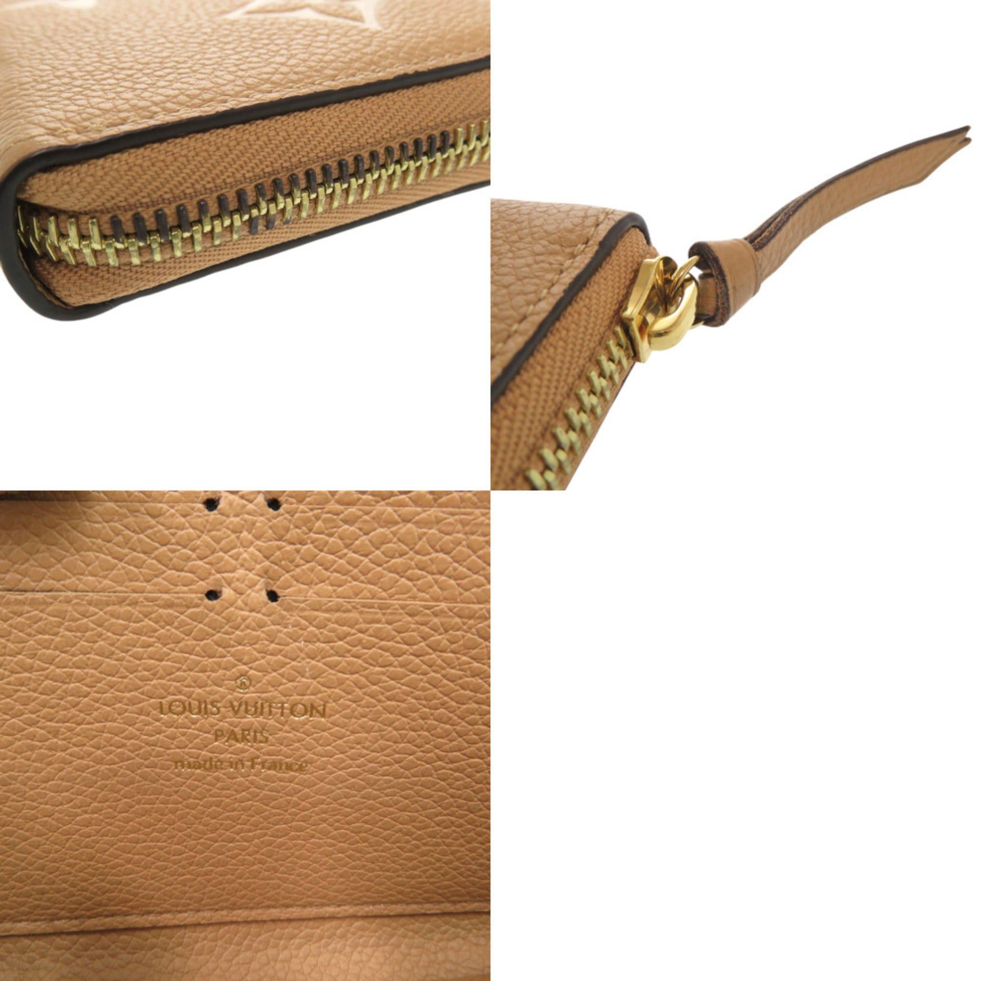 Louis Vuitton Louis Vuitton Portefeuille Clemence Monogram Empreinte Beige Long Wallet LV 0007LOUIS VUITTON Size ONE SIZE - 6 Thumbnail