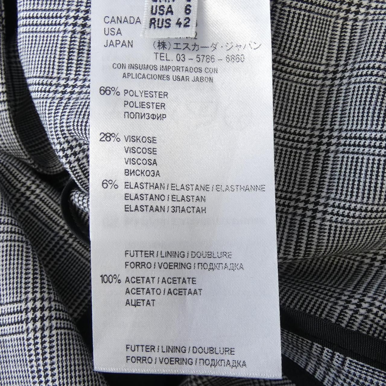 Other Other Laurel Check Jacket Textile Outerwear DUTY FREE for USA Size ONE SIZE - 3 Thumbnail