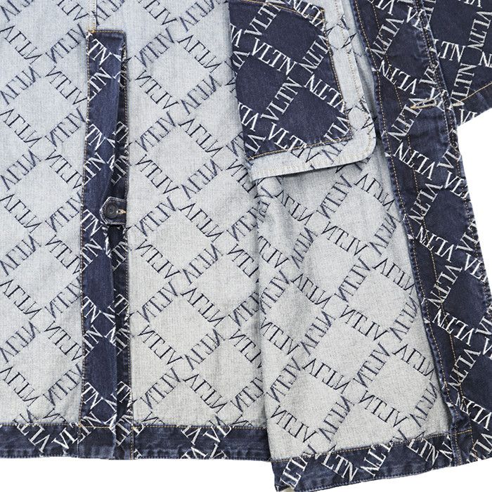 Valentino Valentino Valentino VLTN Jacquard Cotton Coat Textile Outerwear DUTY FREE for USA Size ONE SIZE - 9 Thumbnail