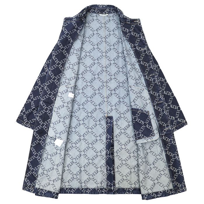 Valentino Valentino Valentino VLTN Jacquard Cotton Coat Textile Outerwear DUTY FREE for USA Size ONE SIZE - 7 Thumbnail