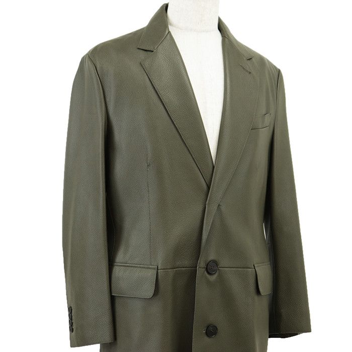 Other Other Brioni Deerskin Chester Coat Leather Outerwear POF70L P7708 2424 DUTY FREE for USA Size ONE SIZE - 18 Thumbnail