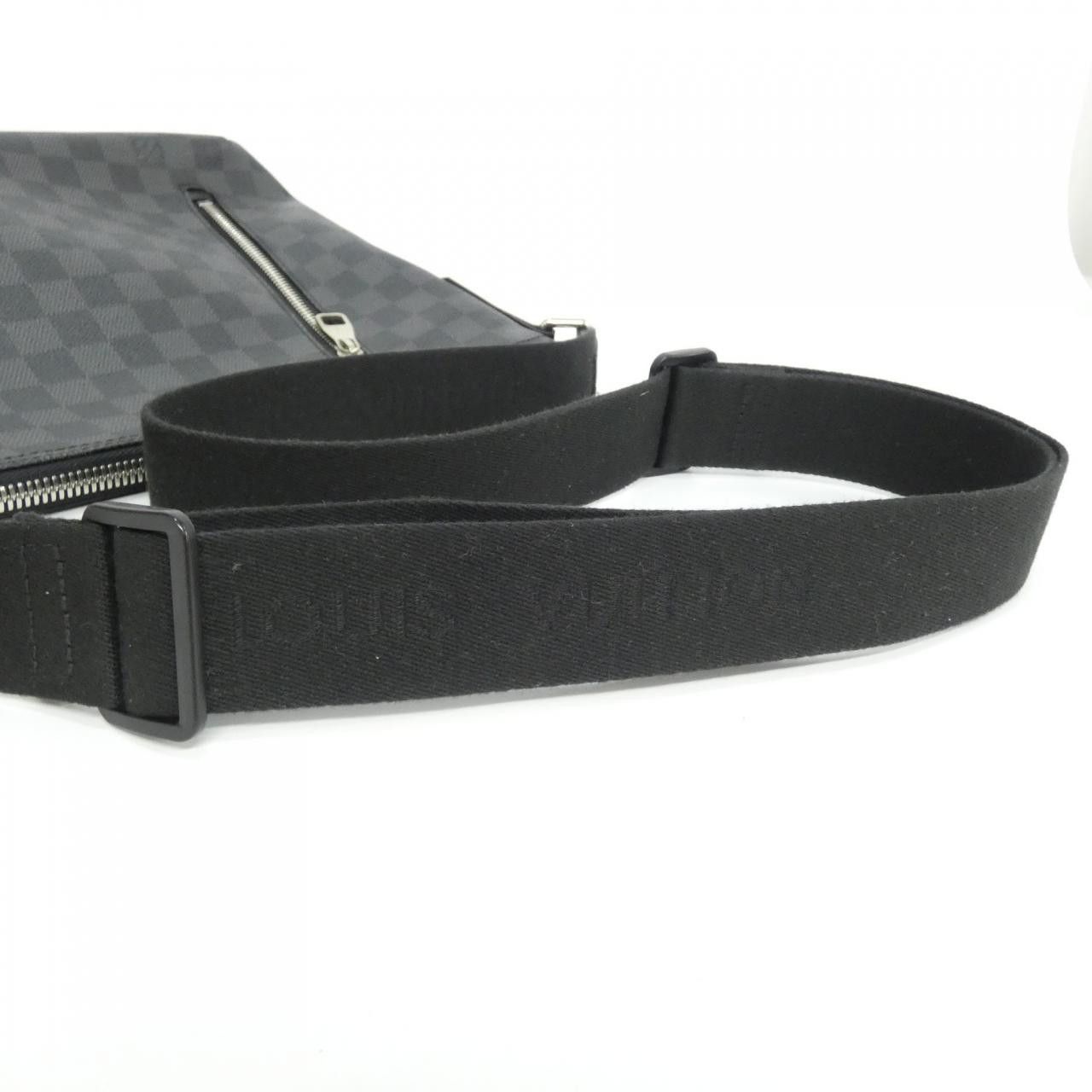 Louis Vuitton Louis Vuitton Louis Vuitton Mick Damier Graphite Shoulder Bag Textile Shoulder Bag N41211 DUTY FREE for USA Size ONE SIZE - 6 Thumbnail