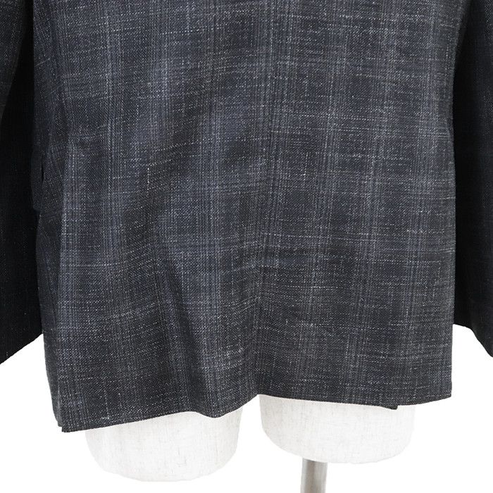 Other Other Brioni Glen Check Hopsack Wool Silk Linen Tailored Jacket Textile Outerwear DUTY FREE for USA Size ONE SIZE - 7 Thumbnail