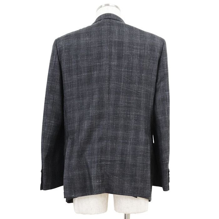 Other Other Brioni Glen Check Hopsack Wool Silk Linen Tailored Jacket Textile Outerwear DUTY FREE for USA Size ONE SIZE - 5 Thumbnail