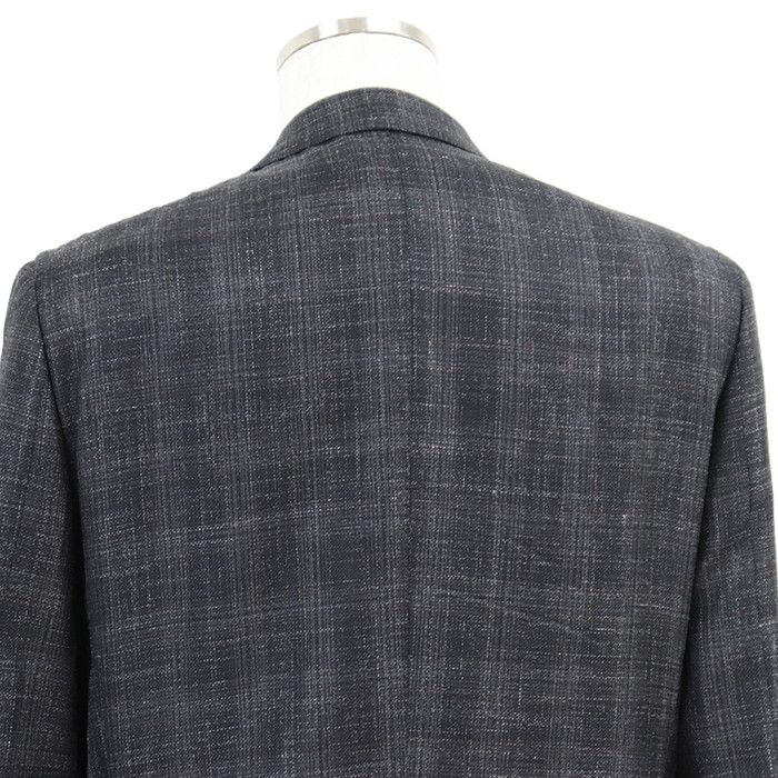 Other Other Brioni Glen Check Hopsack Wool Silk Linen Tailored Jacket Textile Outerwear DUTY FREE for USA Size ONE SIZE - 6 Thumbnail