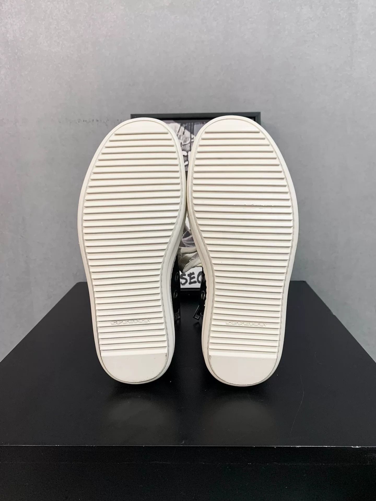 Rick Owens Drkshdw Rick Owens 19FW Satin Canvas High-Top Size US 5.5 / IT 35.5 - 8 Thumbnail