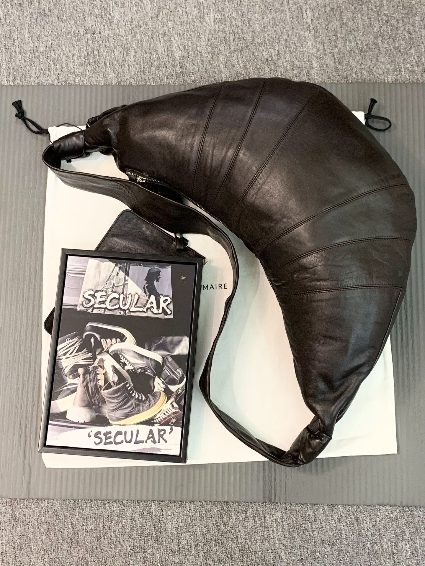 Lemaire Lemaire Large Sheepskin Croissant Bag Size ONE SIZE - 4 Thumbnail