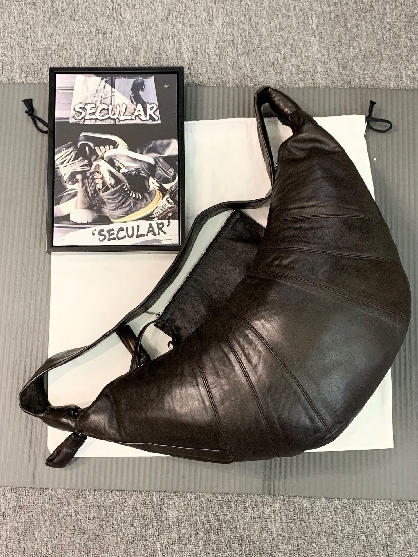 Lemaire Lemaire Large Sheepskin Croissant Bag Size ONE SIZE - 3 Thumbnail