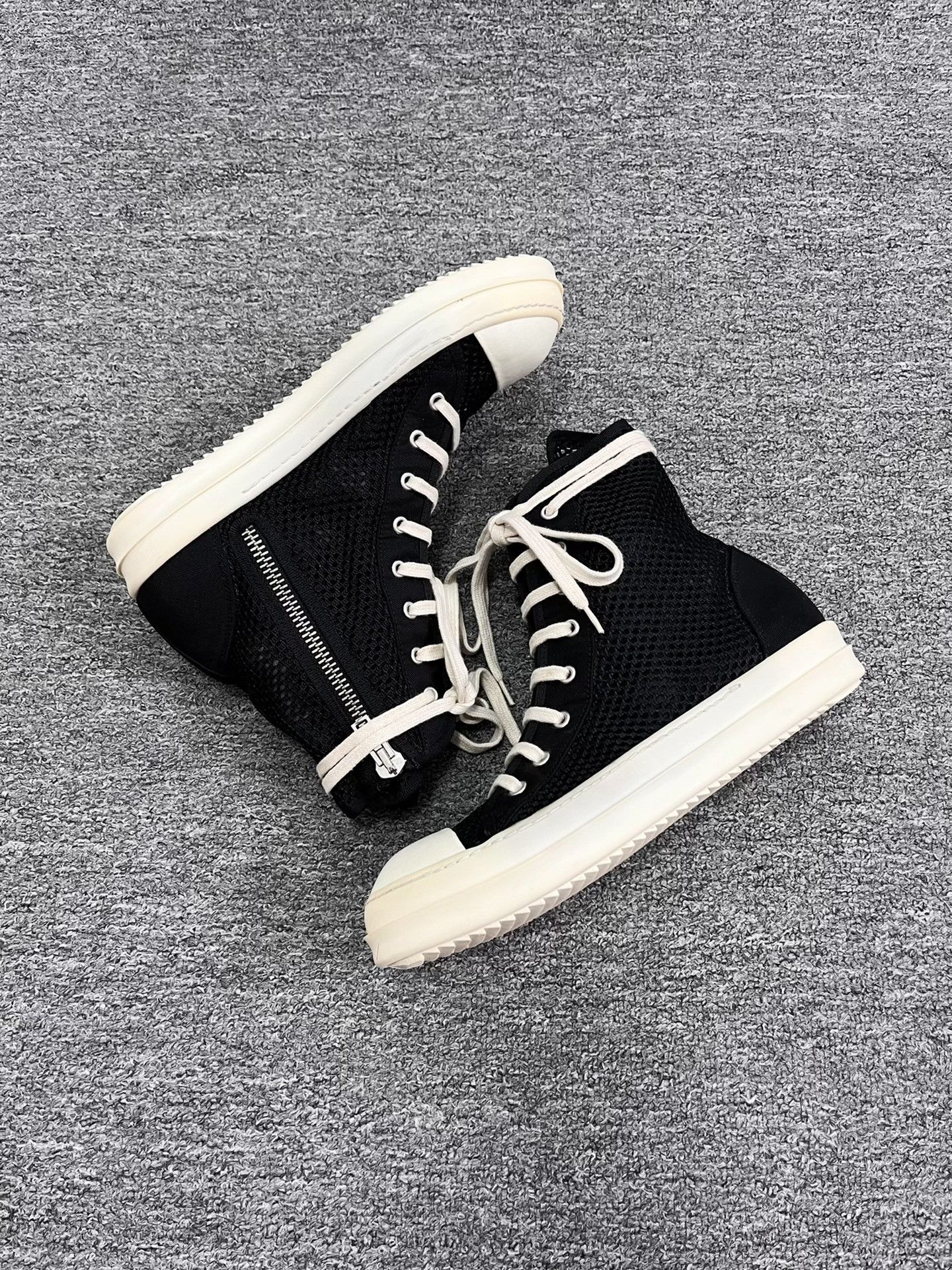 Rick Owens Drkshdw Rick Owens x Converse High Top Sneakers Size US 7 / EU 40 - 5 Thumbnail