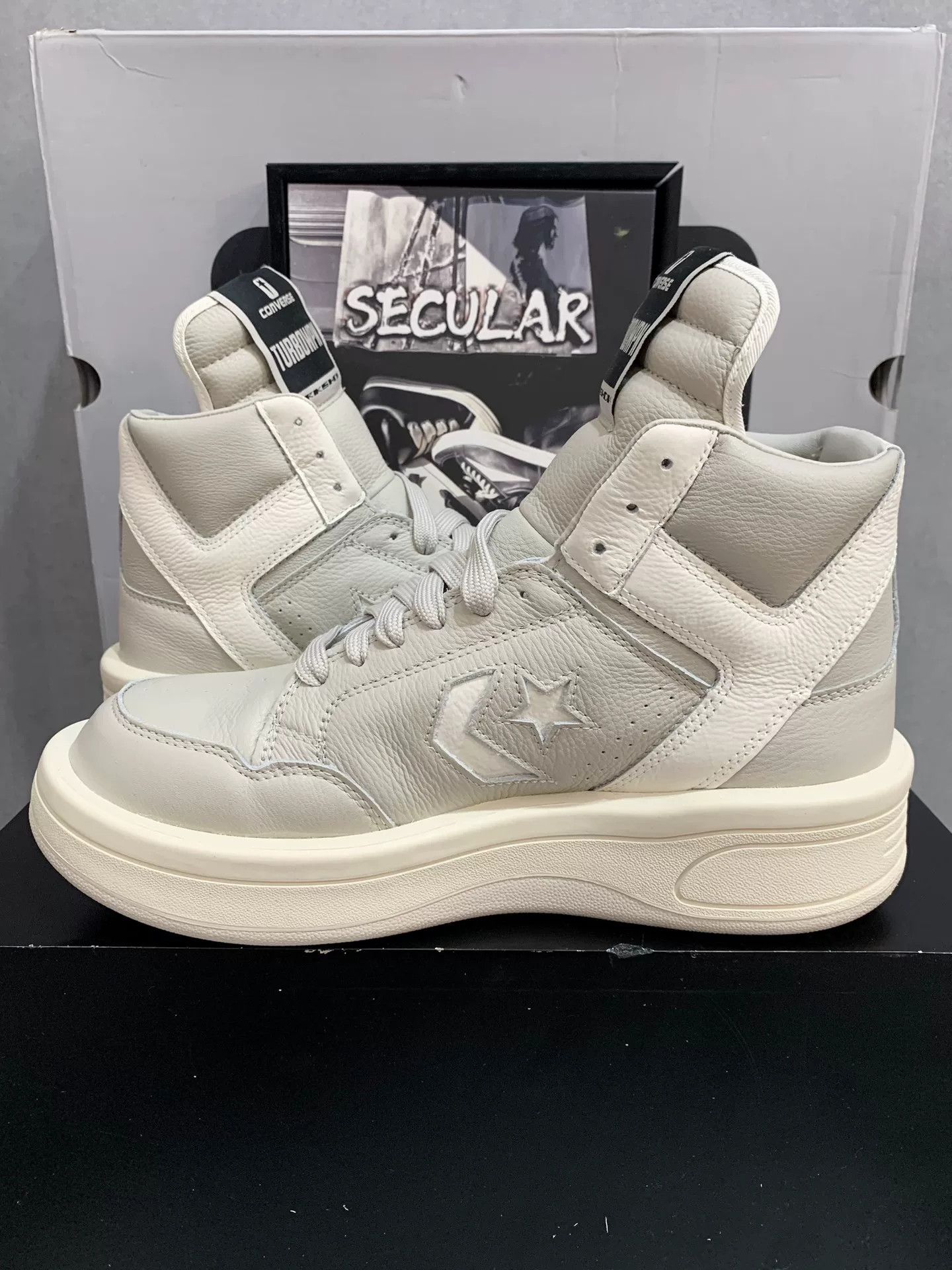 Rick Owens Drkshdw DRKSHDW x Converse TURBOWPN Mid Size US 5 / EU 37 - 6 Thumbnail