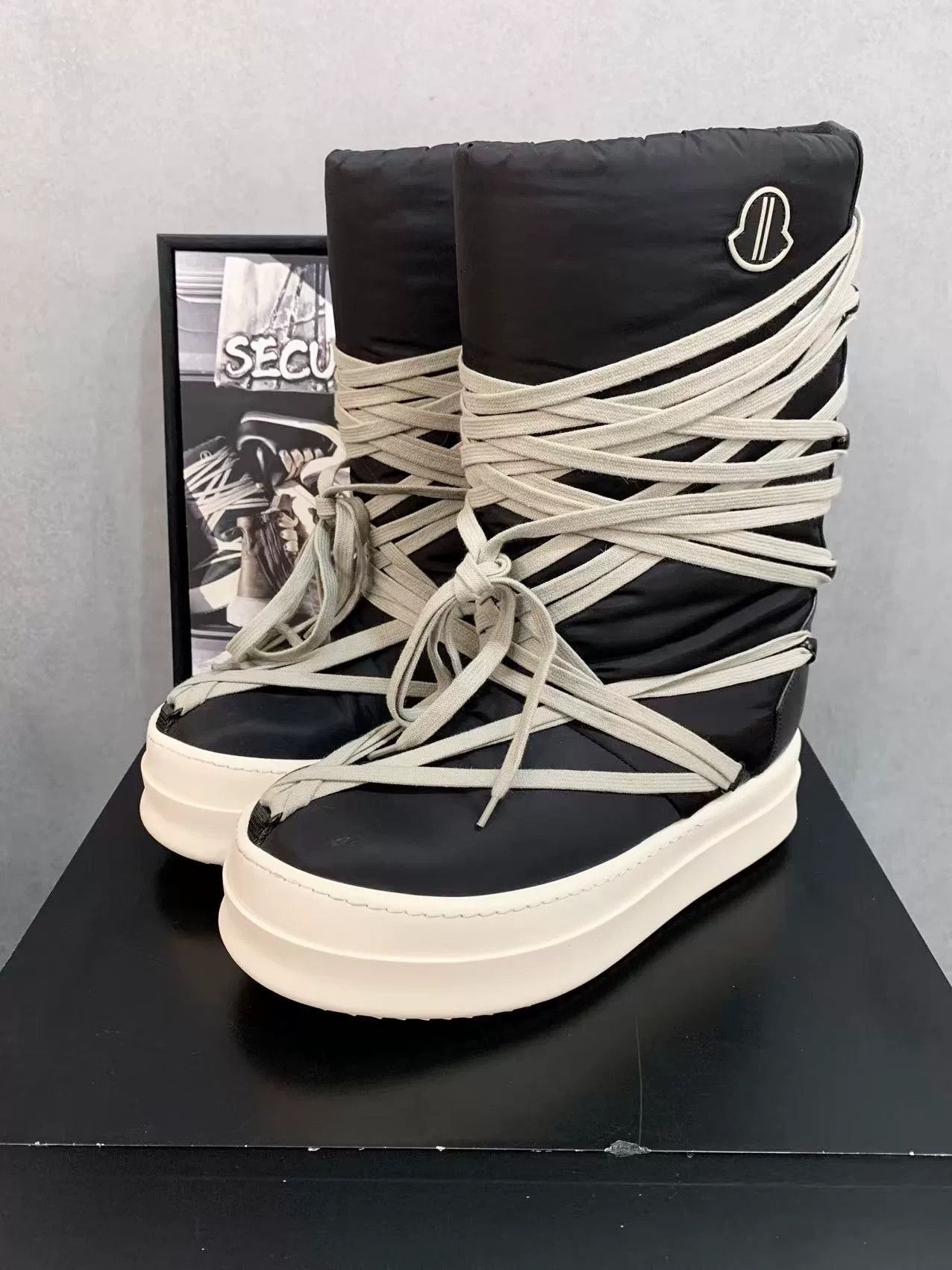 Rick Owens Rick Owens Moncler Collab Boots Size US 7 / EU 40 - 3 Thumbnail