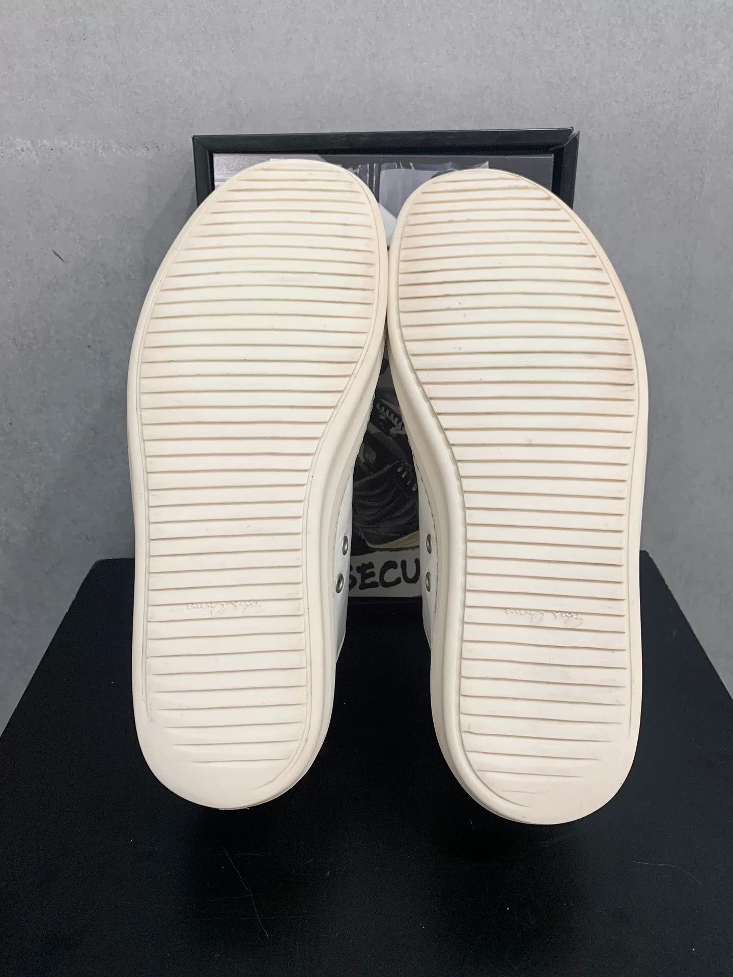 Rick Owens Rick Owens Leather Low-Top Sneakers Size US 10 / EU 43 - 8 Thumbnail