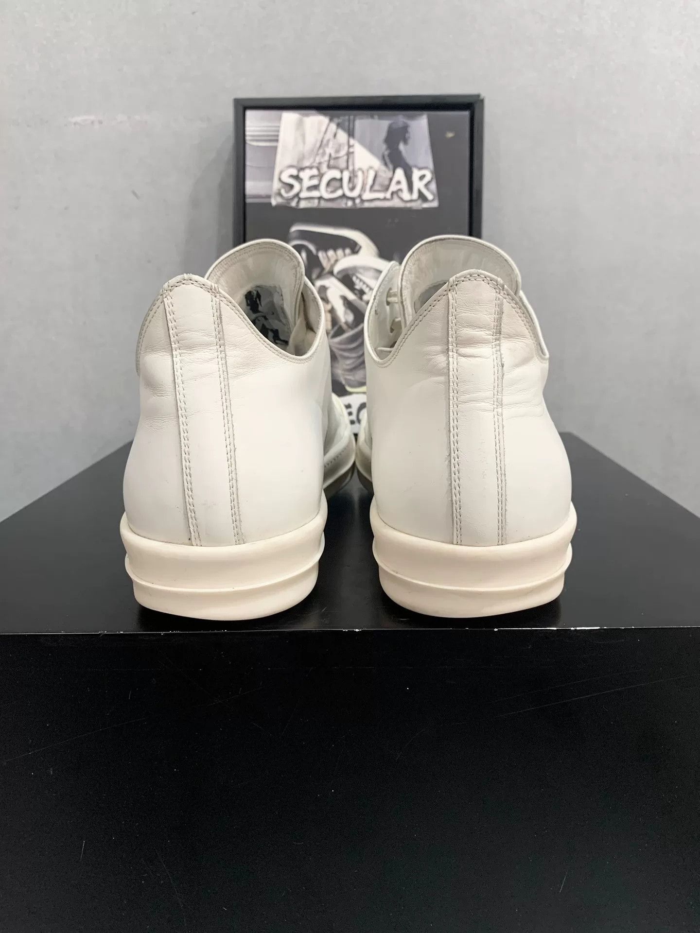 Rick Owens Rick Owens Leather Low-Top Sneakers Size US 10 / EU 43 - 7 Thumbnail