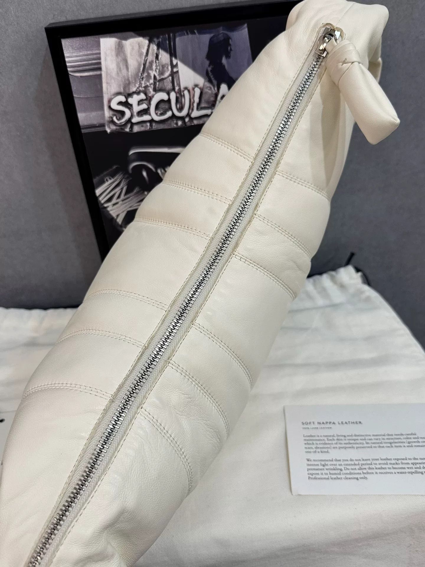 Lemaire Lemaire Medium White Croissant Bag Size ONE SIZE - 7 Thumbnail