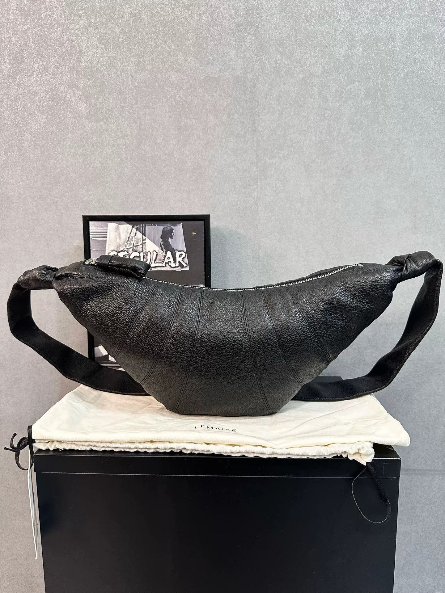 Lemaire Lemaire Black Croissant Bag Size ONE SIZE - 3 Thumbnail