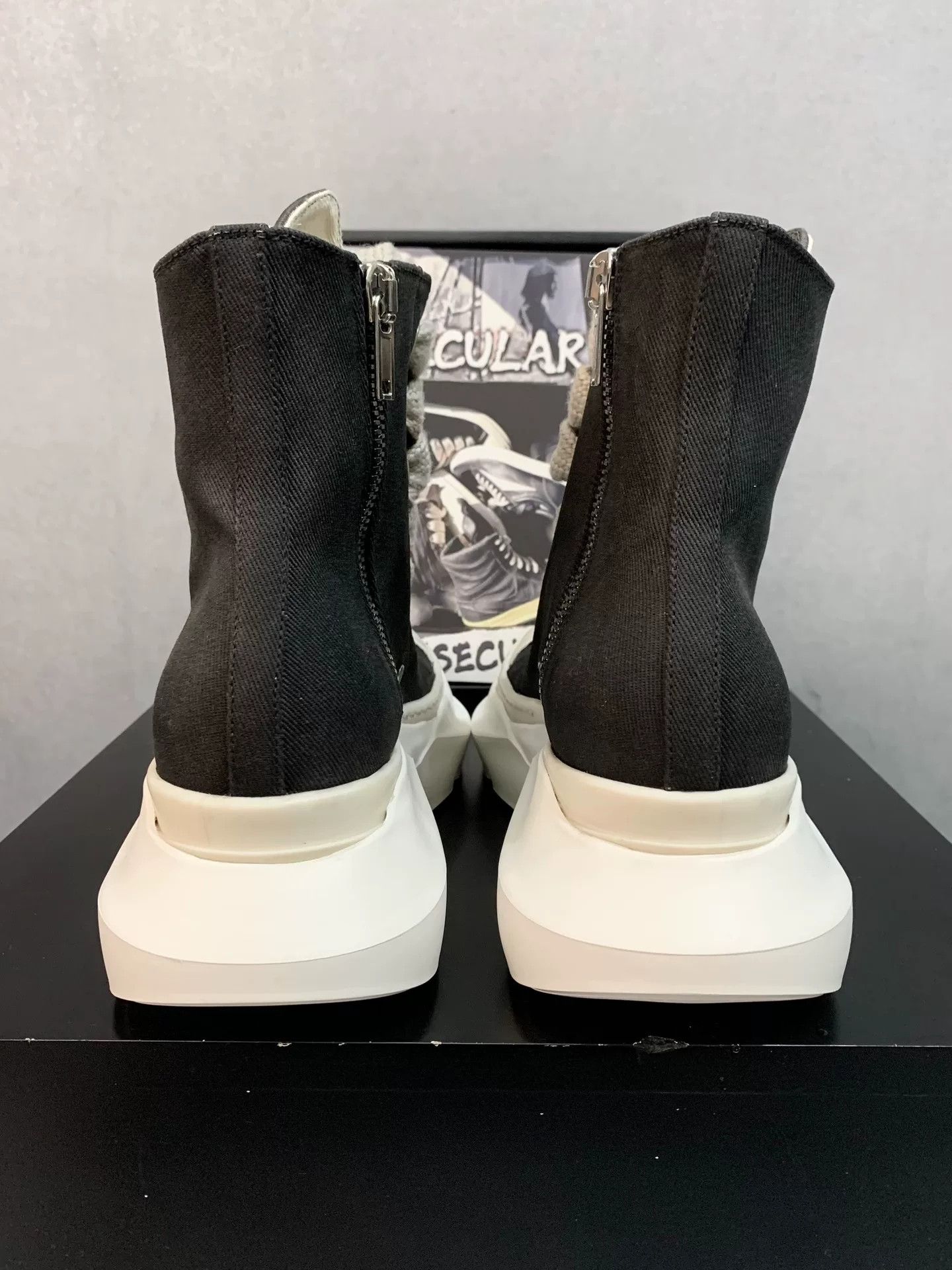 Rick Owens Rick Owens High-Top Canvas Sneakers Size US 8 / EU 41 - 4 Thumbnail
