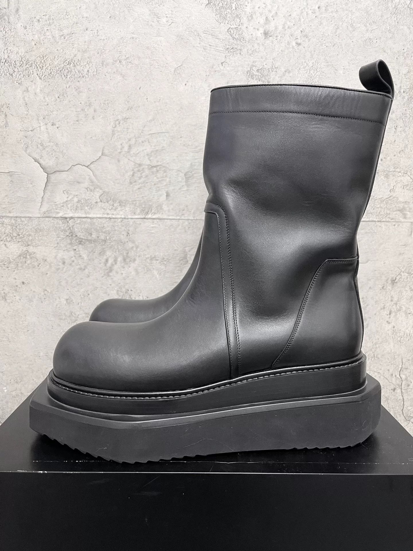 Rick Owens Rick Owens Show Coffin Sole High-Top Boots Size US 10 / EU 43 - 2 Thumbnail